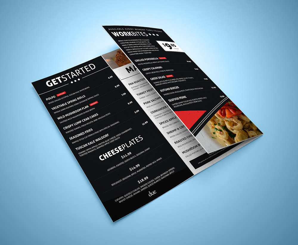 Food Menu Design